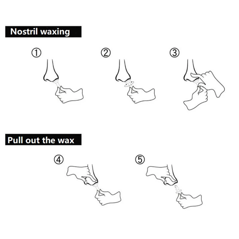 

10pcs Nose Wax Stick Nose Hair Removal Tool Hair Removal Wax Kit Beeswax Safe Formula Professional Hair Removal Accessories