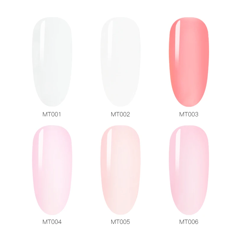 Набор для наращивания ногтей Mtssii 6 мл быстрое оформление прозрачный белый