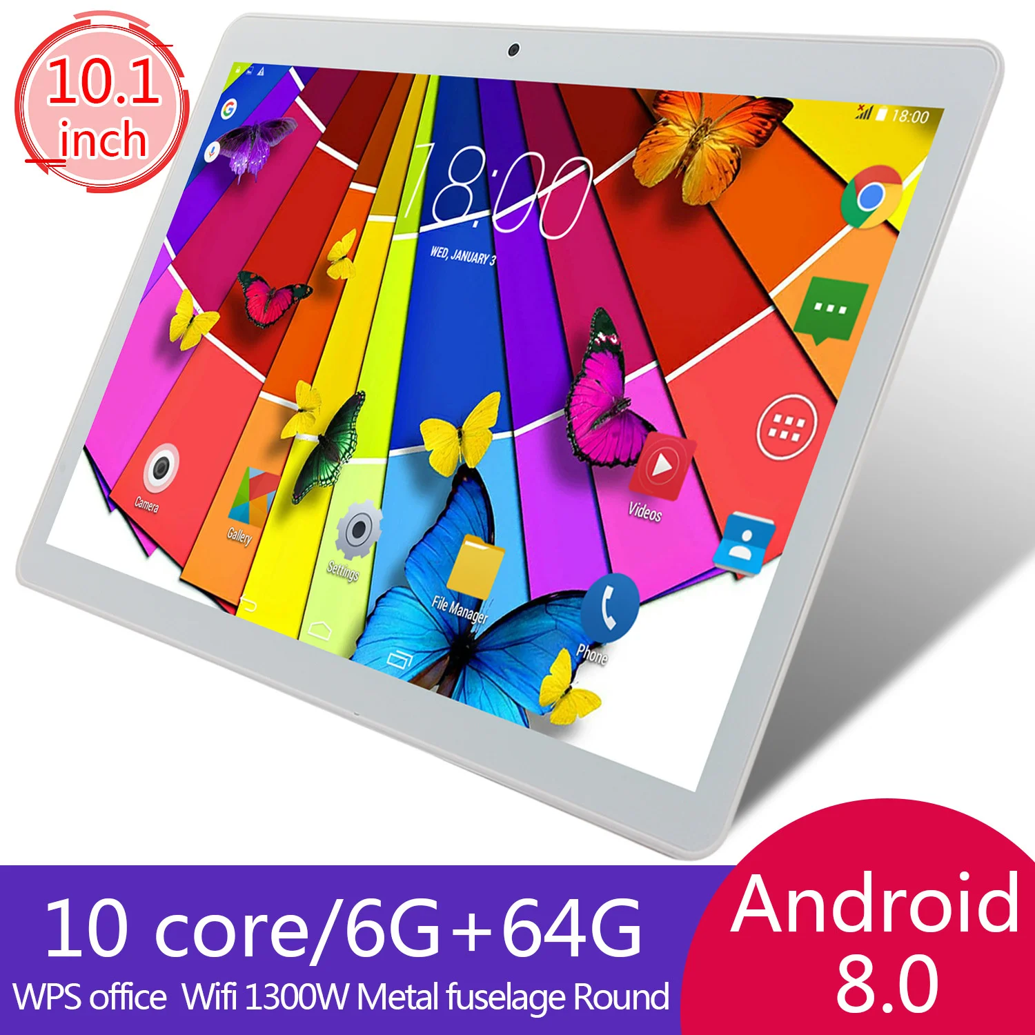 Планшеты Android 8 0 компьютер ПК 10 дюймов десятиядерный GPS WI FI планшет с двумя