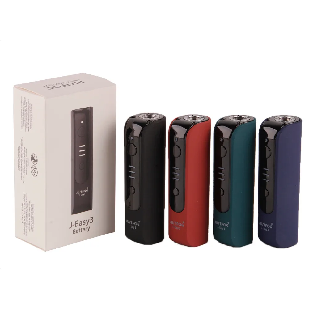 Vape мод, Justfog P16A, батарея, вейп ручка, J-Easy, 3 батареи, 900 мАч, кальян, электронные сигареты, испаритель, электронные сигареты, моды