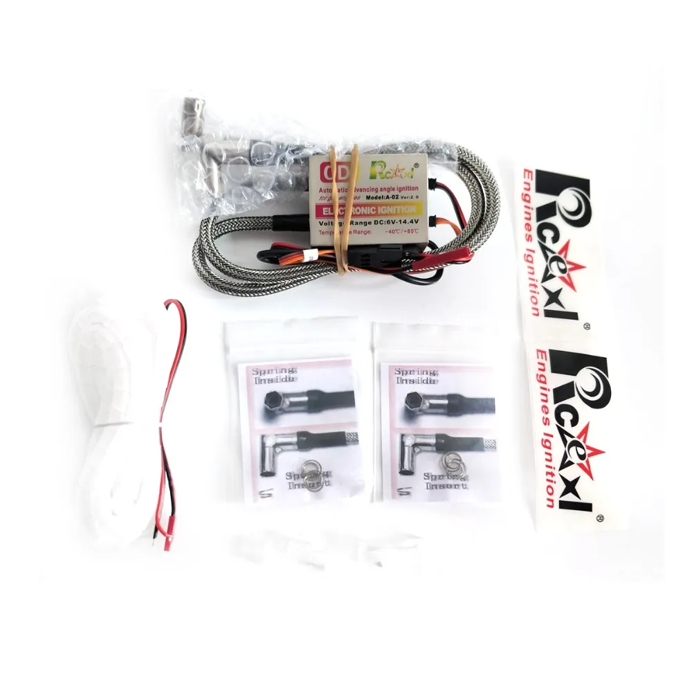 Rcexl Electronic NGK ME-8 1/4-32 90 Degree Twin Ignition + Universal Sensor kit | Игрушки и хобби
