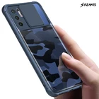 Чехол для POCO M3 Pro 5G, камуфляжный, военный, противоударный, армированный, слайд-камера, защита задней крышки для Redmi Note 10 5G Rzants