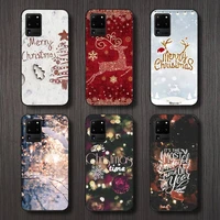 merry christmas new year letter phone case for samsung galaxy a s note 10 7 8 9 20 30 31 40 50 51 70 71 21 s ultra plus