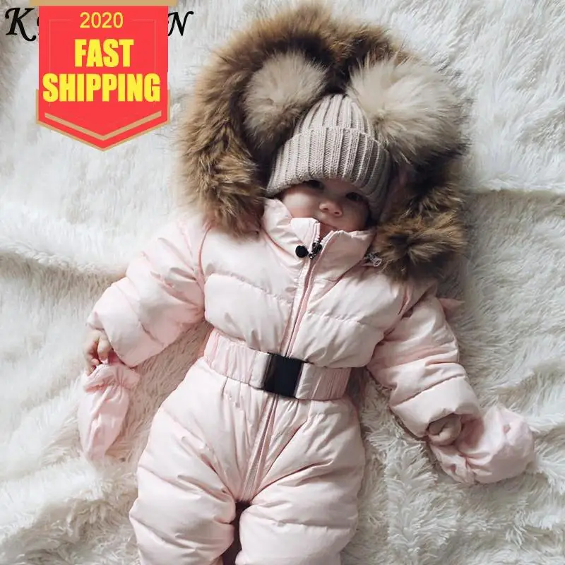 Keelorn/Детские комбинезоны Новинка 2020 года Зимняя теплая одежда для малышей Одежда