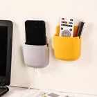 Настенный ящик для хранения, 1 шт., органайзер для хранения с дистанционным управлением, чехол для кондиционера, телевизора, настенный держатель для вилки, стойка