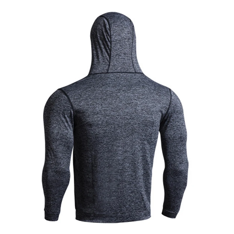 Мужская спортивная куртка для бега осенняя одежда толстовки кардиган на молнии
