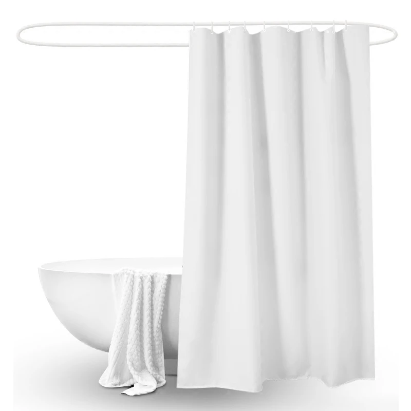 Not In Белая водонепроницаемая занавеска для душа