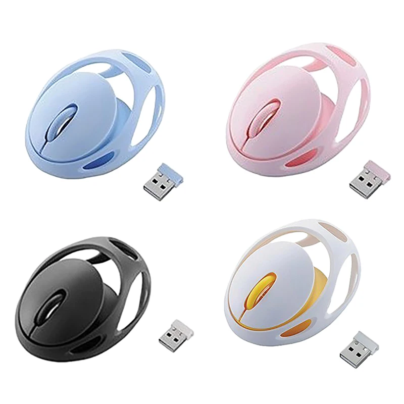 

Mouse 2.4G Wireless Mute Charging Hollow Egg Mouse 1200DPI Wireless Portable Universal Girl Hand Cute Gift Wireless Mouse Suitab