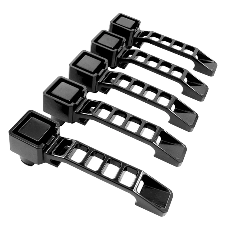 

Наружные дверные ручки автомобиля, черные алюминиевые ручки для Jeep Wrangler JK JKU 2007-2018