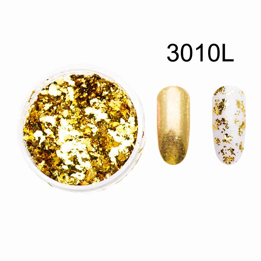Magic Mirror Effect Glitter Nail Flakes Sequins Powder Colorful Irregular Paillette Chrome Pigment Decoration SF3049 | Красота и