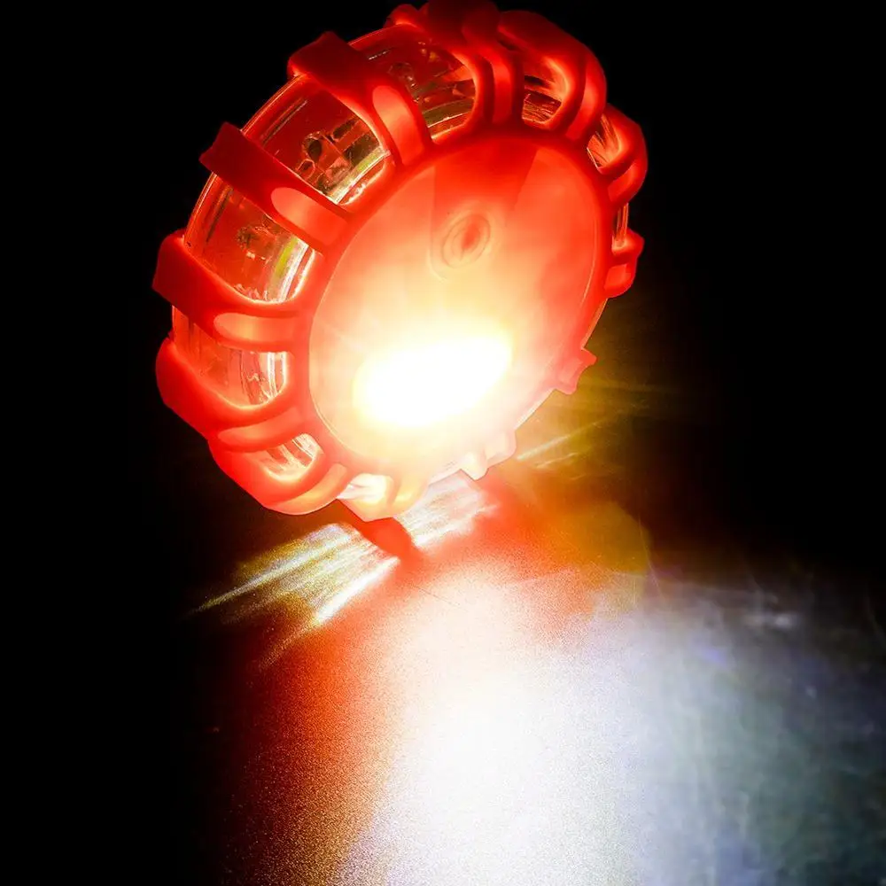 

LED Strobe Car Lamps 6 Pcs Warning Lights Auto Road Safety Flashing Light High Visible