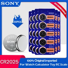 30cs/лот sony CR2025 100% оригинальный мобильный телефон 3V литиевая