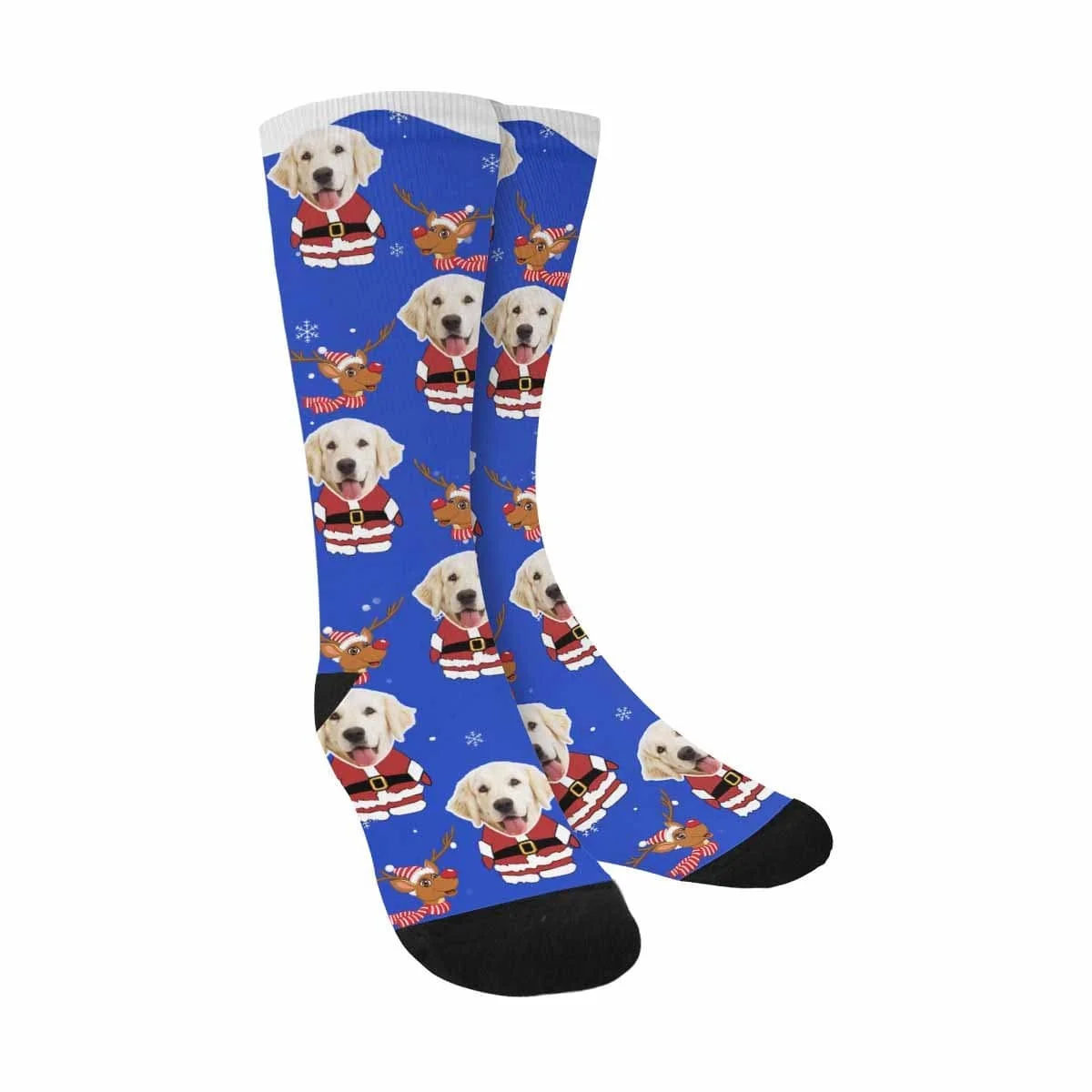 

Custom Face Cute Dog Sublimated Crew Socks