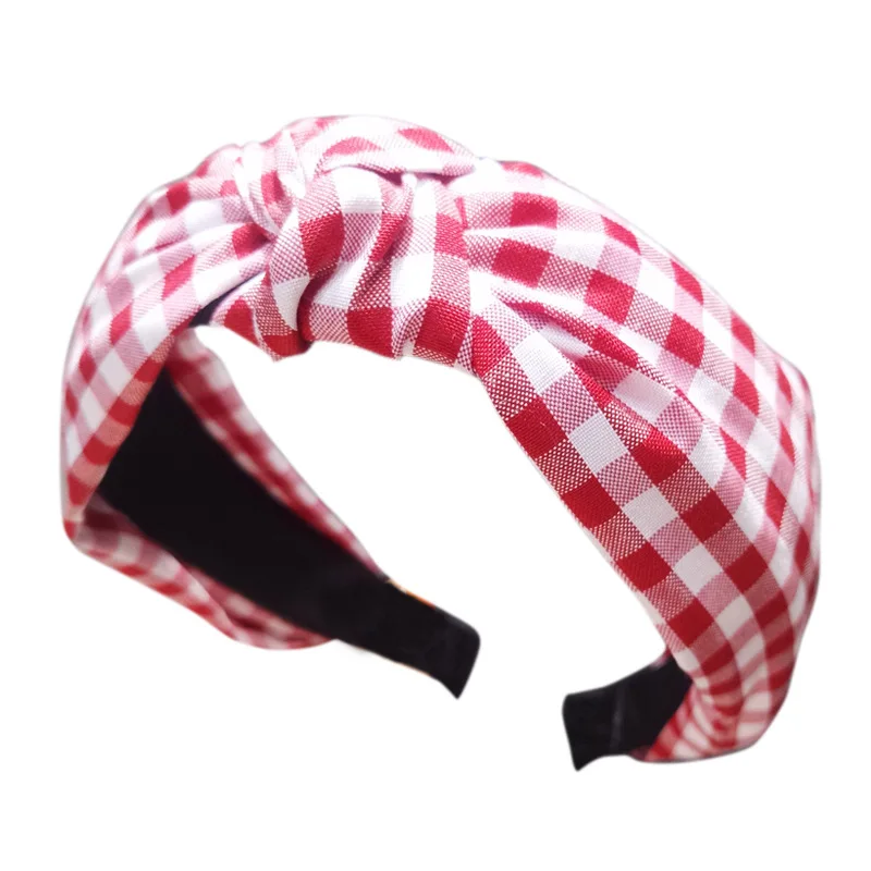 Головная повязка спереди с узлом стильная головная лента бантом винтажная