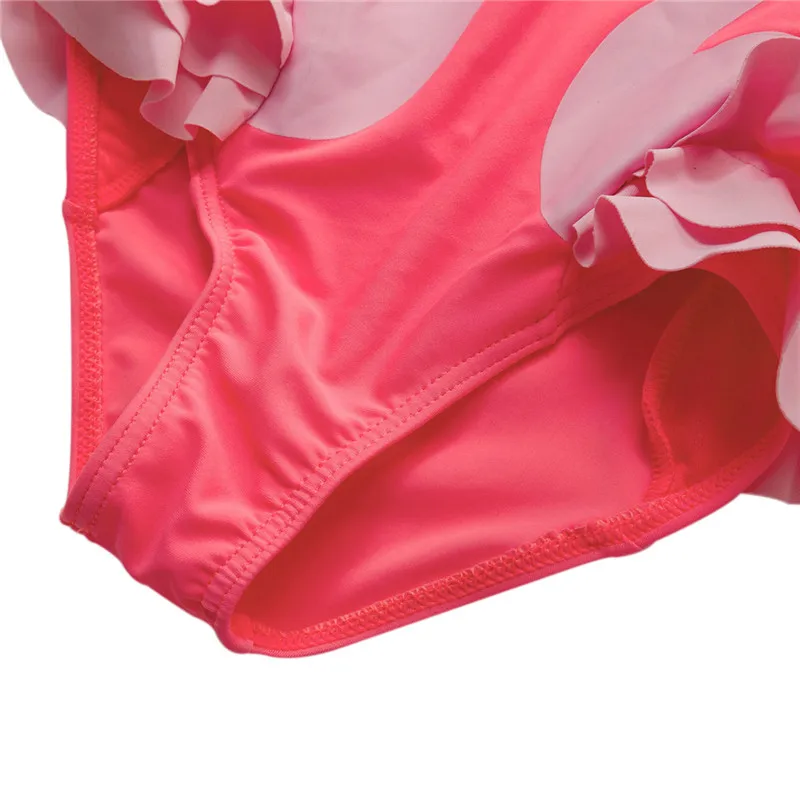 2020 бикини милый купальник для маленьких девочек Цельный с милым рисунком Танкини