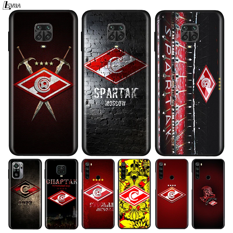 

Silicone Cover Football Spartak Moscow For Xiaomi Redmi Note 10 10S 9 9C 9S Pro Max 9T 8T 8 7 6 5 Pro 5A 4X 4 Phone Case