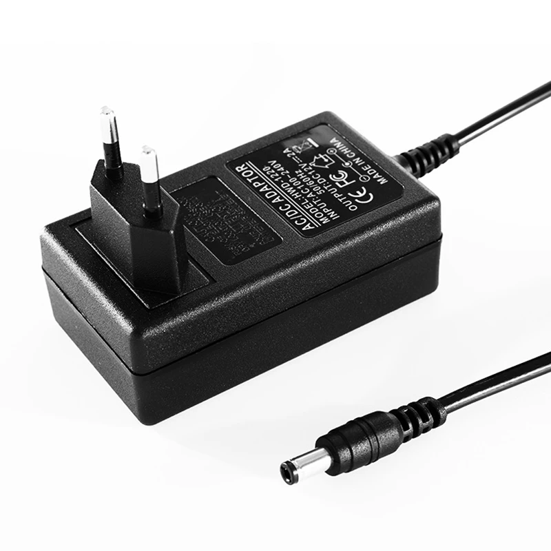 Адаптер питания переменного тока 12 В, 2,5 А, 100 В-240 В, порт 5,5x2,1 мм, блок питания для 3D-принтеров, бытовых/портативных устройств, вилка ЕС, Великобритании, США, Австралии