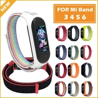 nylon strap for xiaomi mi band 6 bracelet watchband pulsera correa strap miband bracelet wristband sport loop mi band 5 4 3
