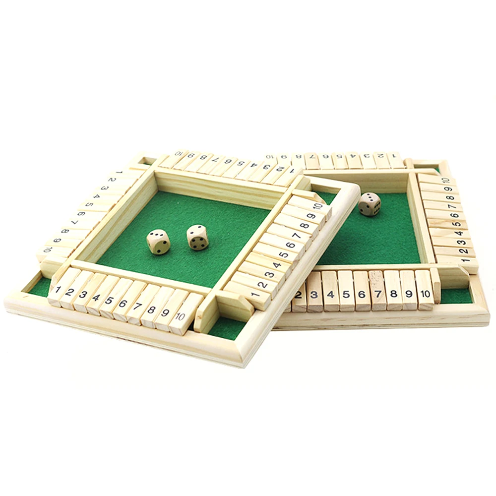 

Four Side Flop Game Number Game Toys Parent-child Board Game Bar Party Leisure Game Math Toys Four-person Digital Game Toys