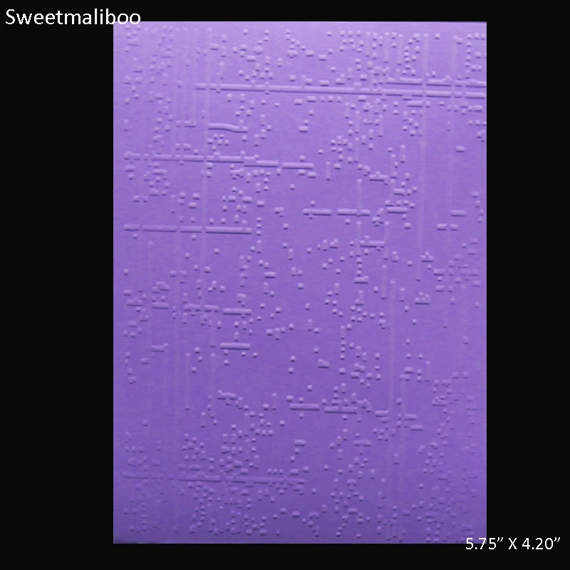 Точечная линия дождя абстрактный тиснение папка пластиковые DIY Скрапбукинг