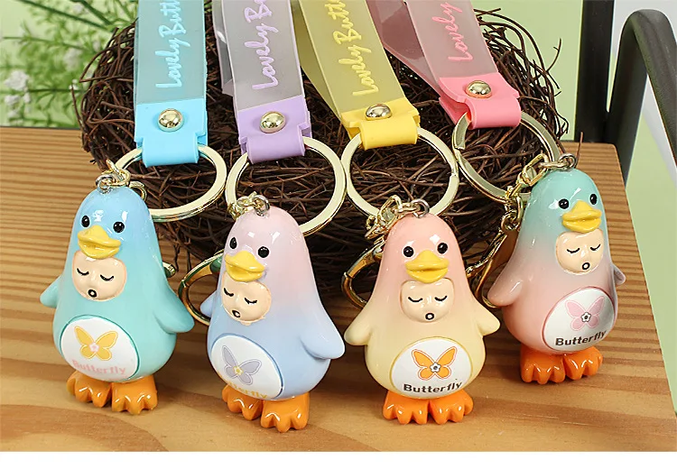 [Новый стиль 2020] Новый Брелок с подвеской из смолы брелок утка маленький подарок