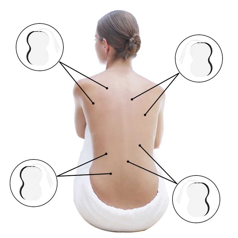 10 шт./лот Тыква электродными пластинами для Тенс акупунктуры Цифровая терапия