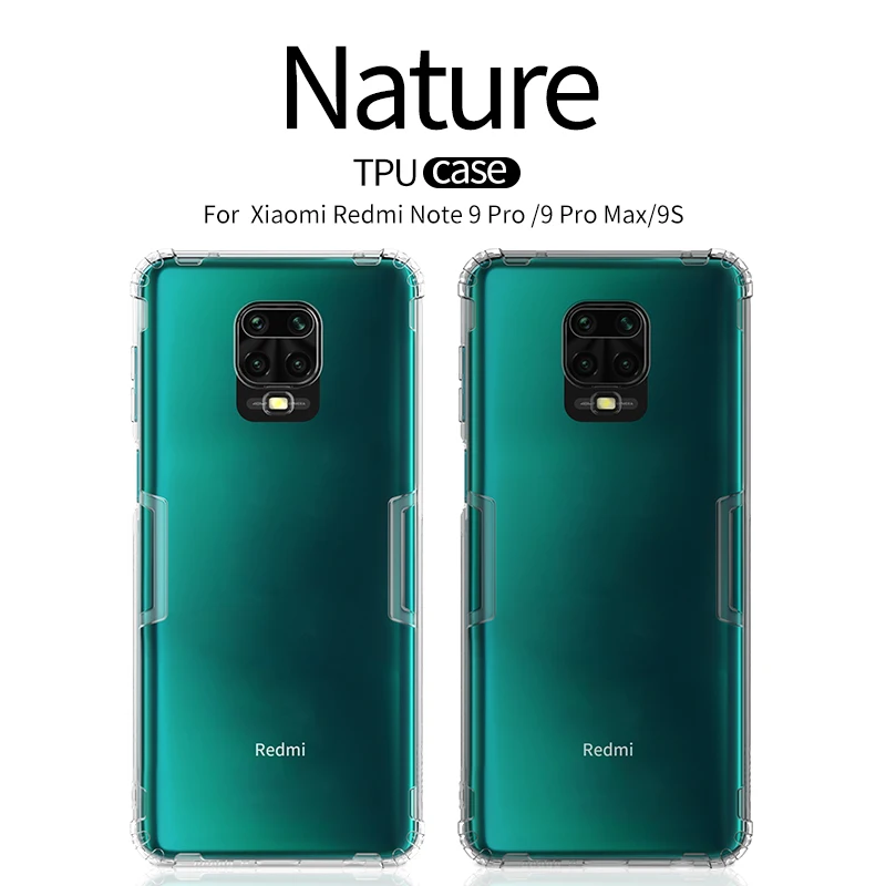 Чехол для Xiaomi Redmi Note 9 Pro NILLKIN Ультратонкий Прозрачный чехол из натурального ТПУ redmi