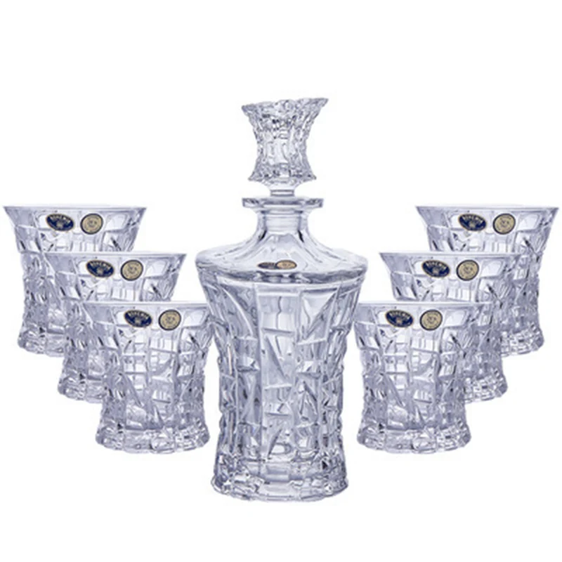 

700ml/750ml top quality crystal home whiskey wine glass botlle party wine Decanter GLA-166