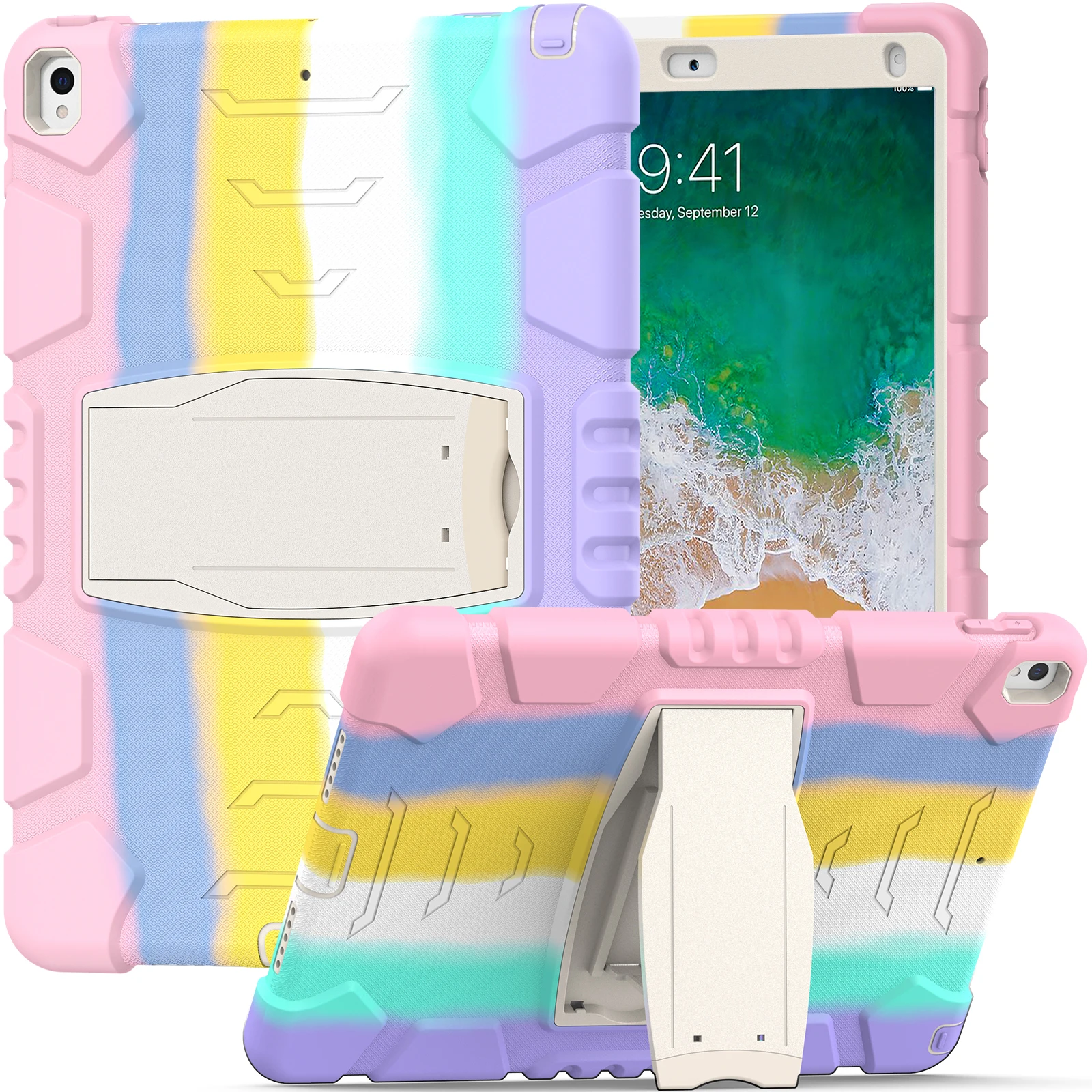 

Чехол для Samsung Galaxy Tab A7 Lite T220, сверхмощный чехол-подставка для Samsung S7 Plus 12,4, армированный чехол 2 в 1 для Tab S6 Lite S5E A7