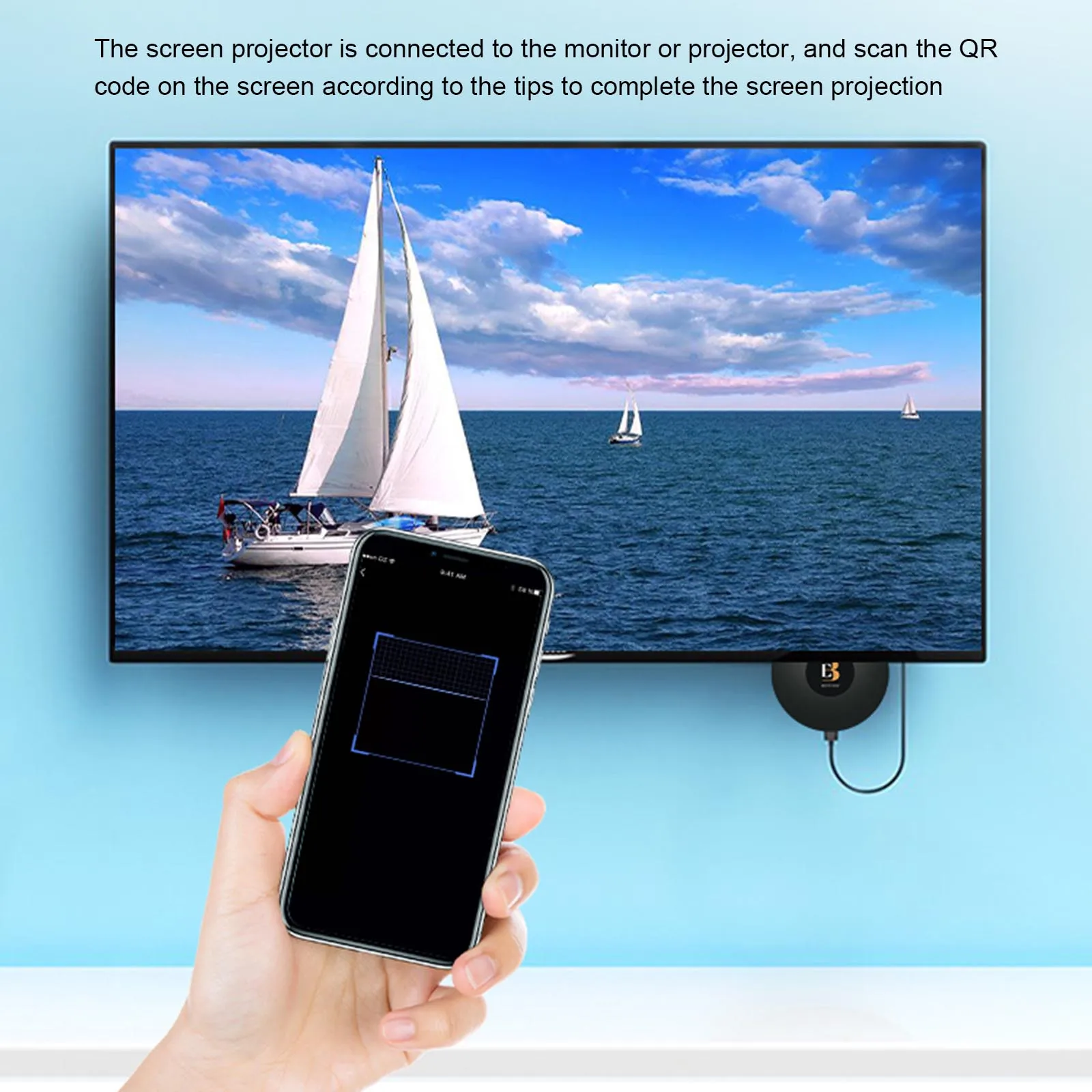 Wi-Fi Дисплей ключ 4K/30 Гц Беспроводной Экран зеркального отображения приемник 2 4 г/5G