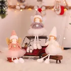 Украшение на рождественскую ёлку, 2021, Подарочная Рождественская кукла, ангел, подарок для девочки на новый год 2022