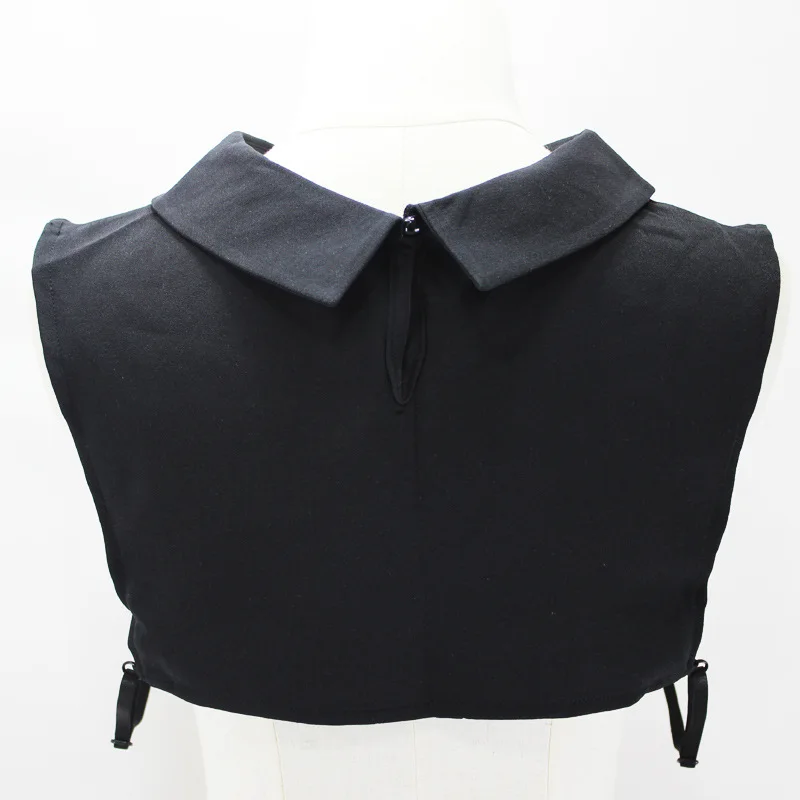 

2021 Pure Doll Fake Collar for Women White Black Tie Vintage Detachable Collar Laple False Collar Blouse Top Clothes Accessories