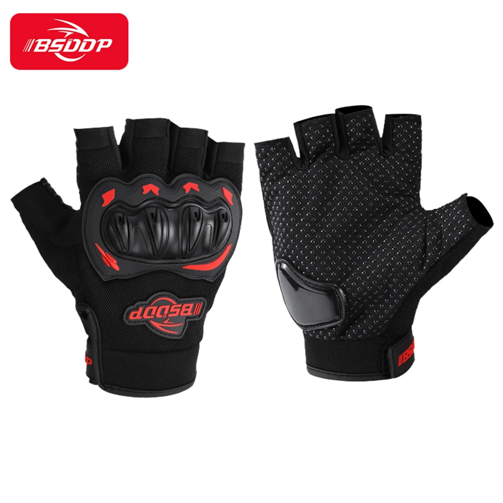 Универсальный Мотоцикл Скутер ATV гоночные перчатки без пальцев для Yamaha FZ1 фазер FZ6