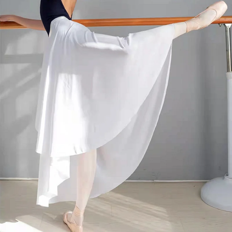 Белая черная зеленая шифоновая танцевальная юбка-пачка для балета атласная