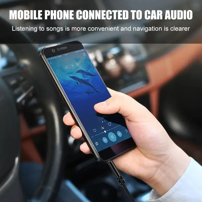 

3.5mm Male to Male Stereo Audio AUX Cable Auxiliary Cord for iPhone PC iPod Car Player Headphone connection wire control tuning