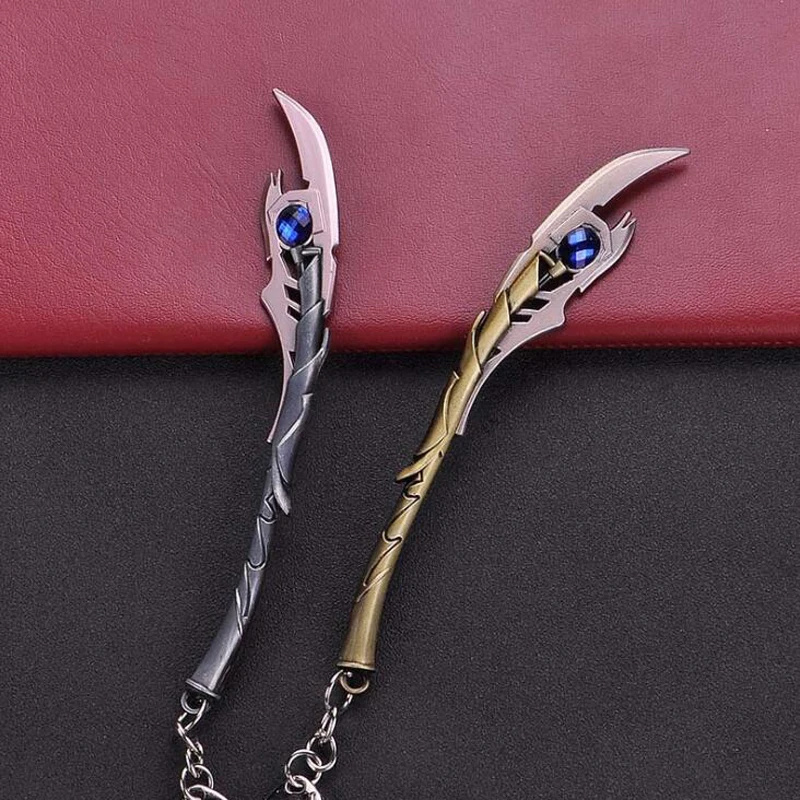 10 шт./лот модные ювелирные изделия мужские брелки Мстители локи оружие каменная