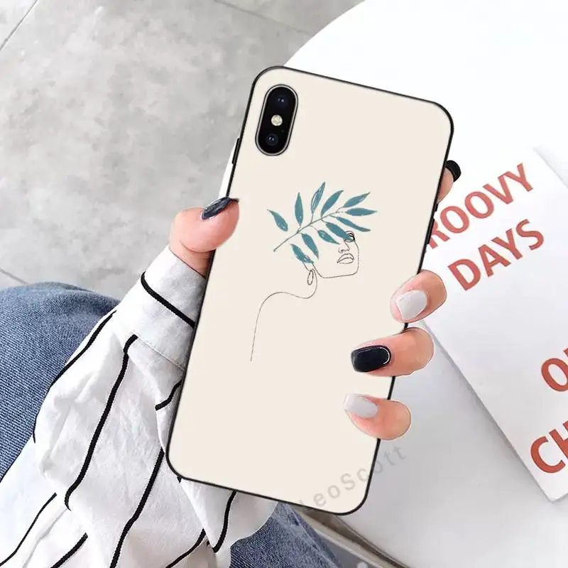 

line Phone Case for iPhone 11 12 mini pro XS MAX 8 7 6 6S Plus X 5S SE 2020 XR