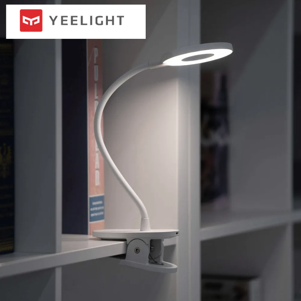 Новейший Xiaomi Yee светильник Mijia светодиодный настольный на клипсе ночной
