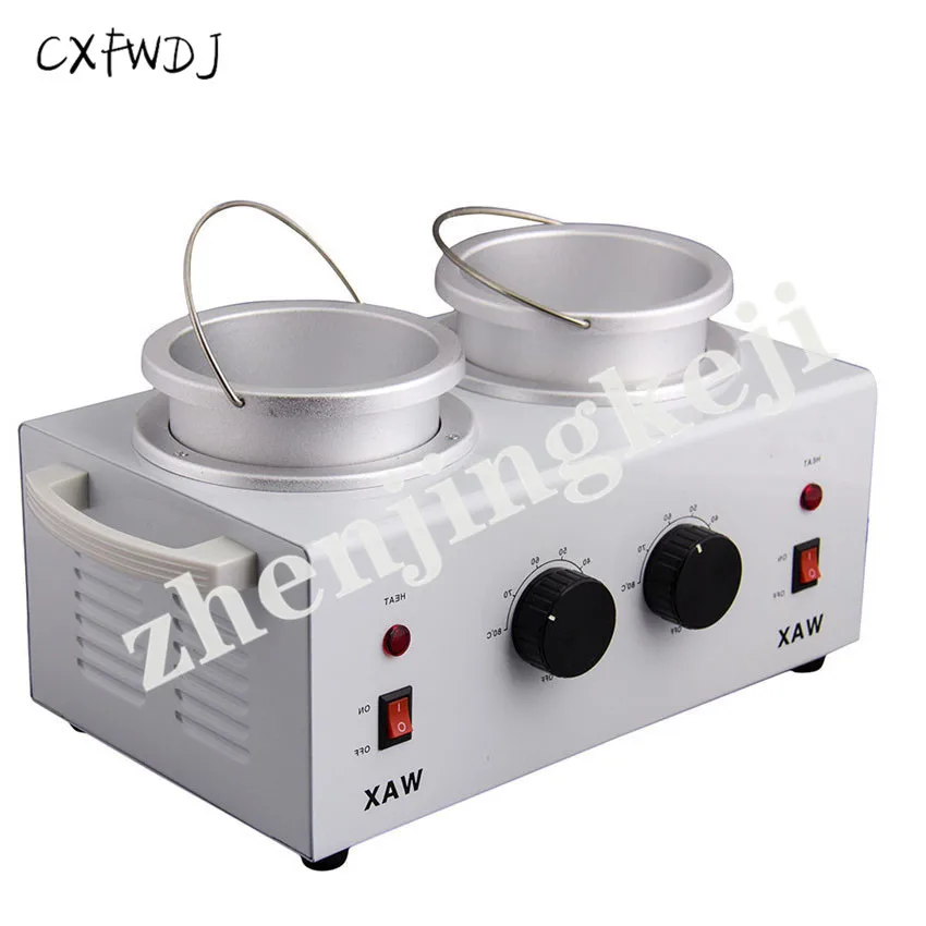 

Double Pot Hot Wax Machine Beauty Melting Wax Pot Handmade Soap Wax Furnace Double Head Temperature Adjustment Melting Machine