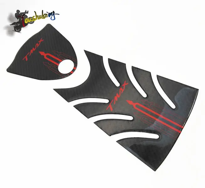 

Gel Fuel Oil Tank Pad Fish Bone Cas Cap For tmax 530 TMAX530 Sticker Carbon Fiber Tankpad Decorative Protector