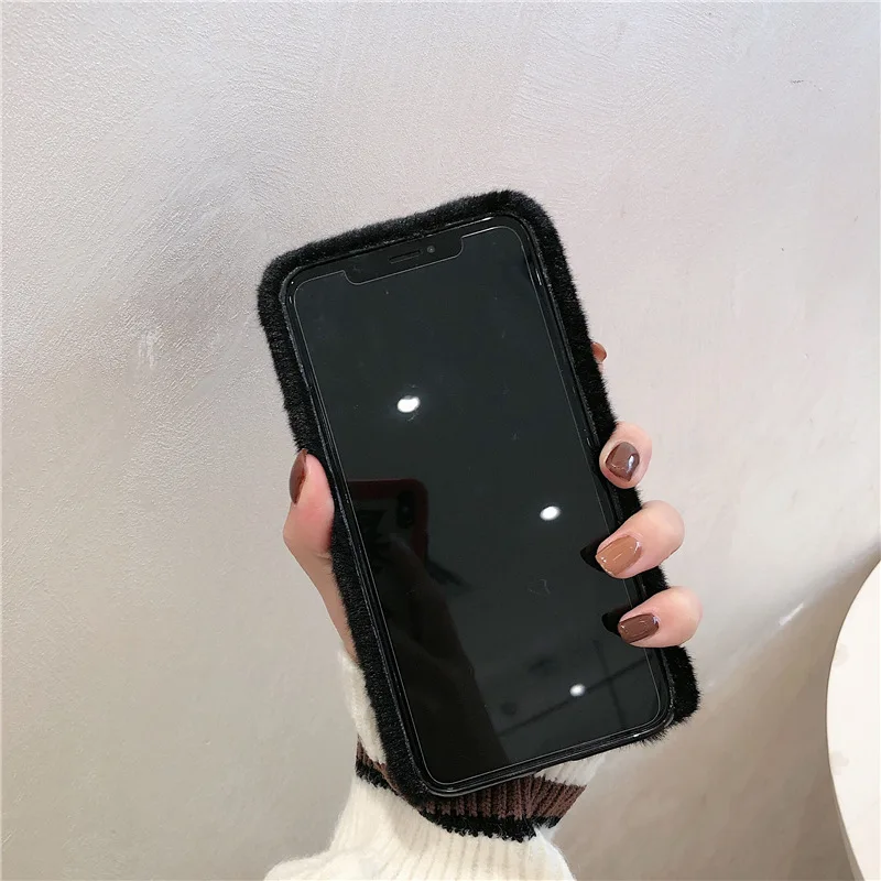Gelangde роскошный меховой чехол том Джерри вилус для iPhone 11 Pro XS Max X XR, чехол для телефона, Жесткий Гладкий плюшевый чехол для iPhone 6S 7 8 Plus, чехол s