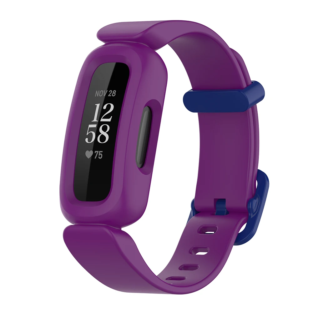 Сменный силиконовый ремешок для наручных смарт-часов цельный Браслет Fitbit Ace 3