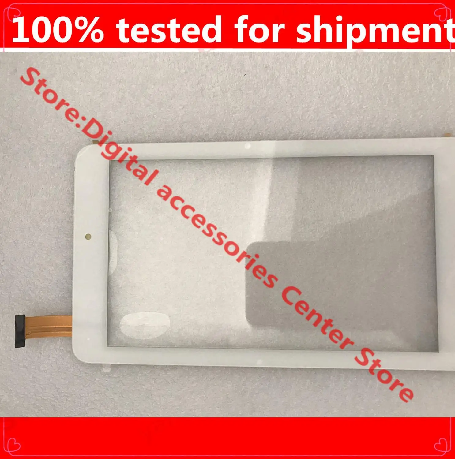 

HZ Free shipping 8 inch capacitive touch screen panel digitizer glass sensor replacement F-WGJ70552-U2