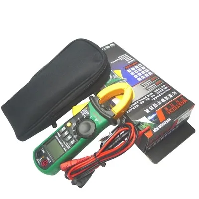 

MASTECH MS2108 AC DC Clamp Meter T-RMS Digital Auto Range multimeter Voltmeter Ammeter Capacitor Resistance Tester