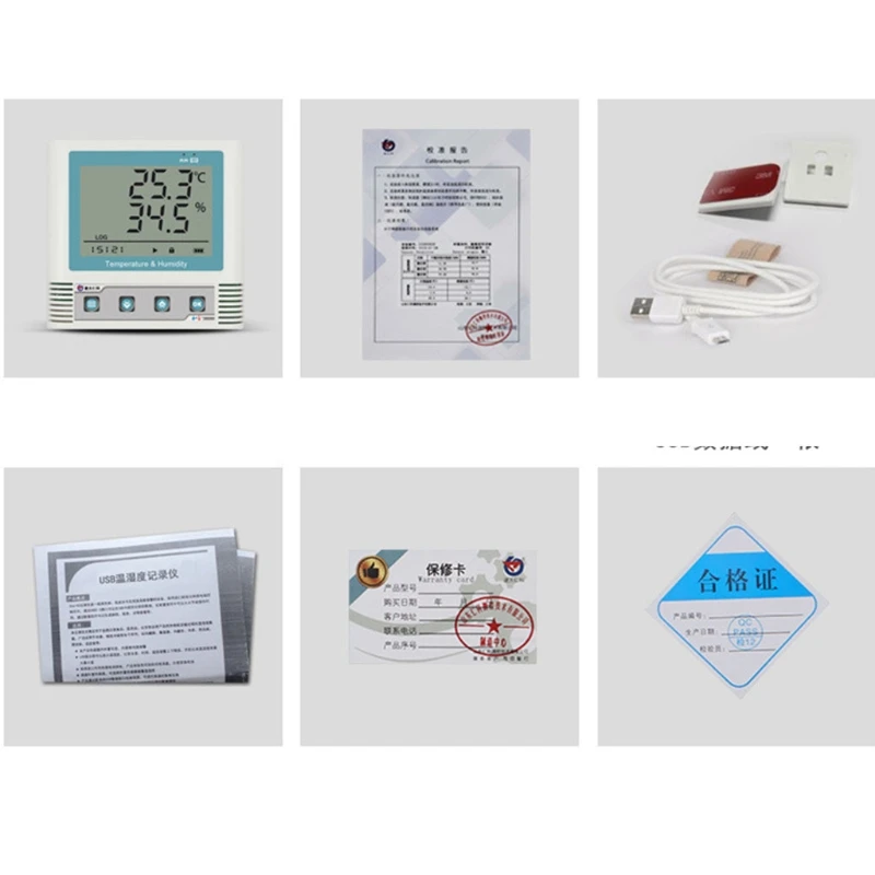 

USB Temperature and Humidity Data Logger Wirelesss Remote Monitor