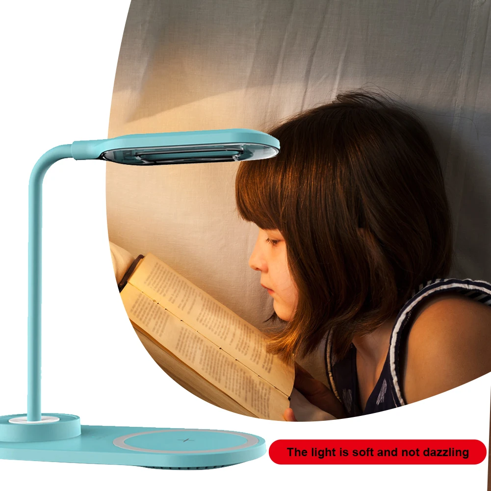 

10W Wireless Charging LED Table Lamp Foldable Touch Dimmable Night Light