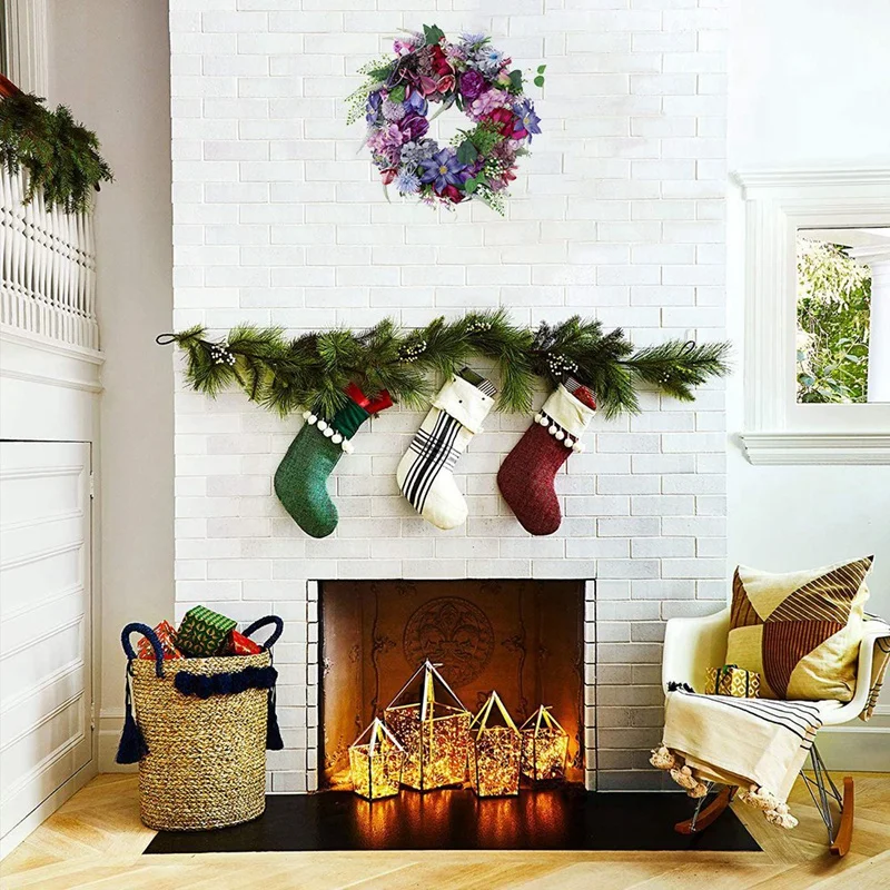 

Provence Wreath Artificial Spring Wreath for Front Door Wedding Wall Window Indoors Party Farmhouse Home Decor