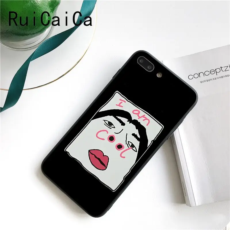 Чехол для телефона Ruicaica Funny Fat Man Love Heart с изображением динозавра iPhone 8 7 6 6S X XS MAX 5 5S SE