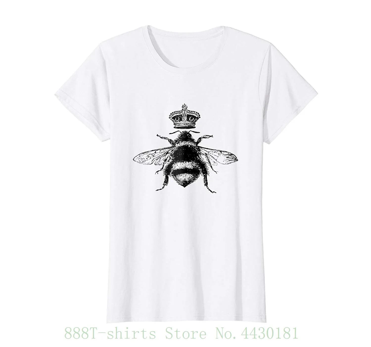 Футболка женская с Пчелой милая винтажная шикарная Подарочная рубашка из