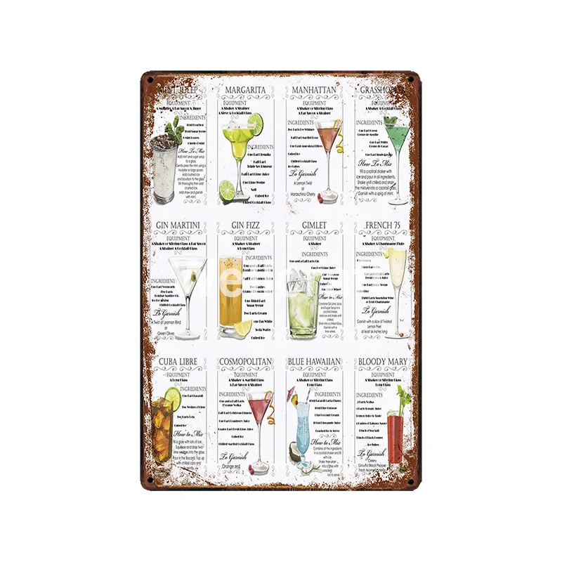 [WellCraft] BAY остров Мэн путешествия город металлическая табличка настенные знаки